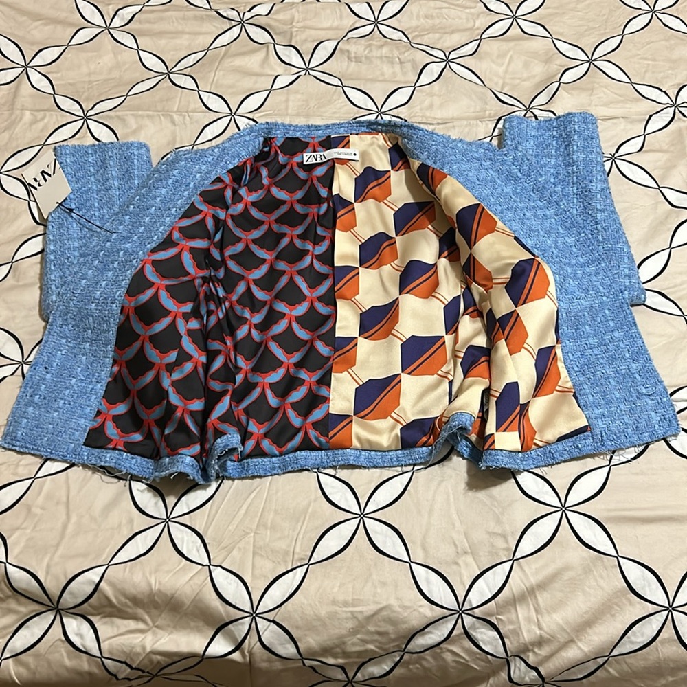 Zara Women’s Tweed Blazer - Picture 4 of 7